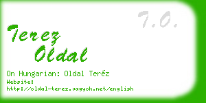 terez oldal business card